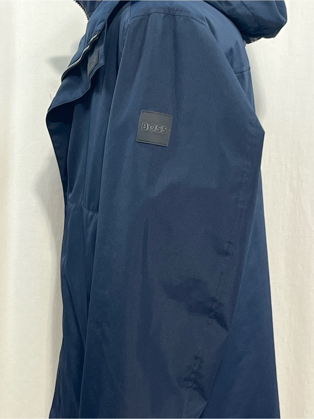 NEW Hugo Boss Navy Blue  Hooded Double-Layer 3 in 1 performance Jacket. - Picture 3 of 10